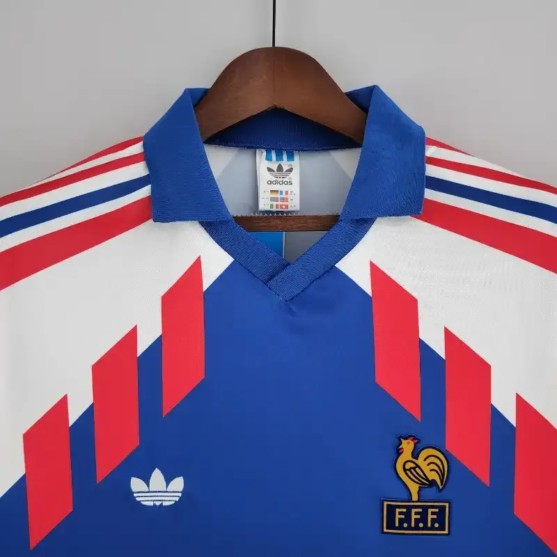 Cheap 1988-1990 Long Sleeve France Jersey retro kit