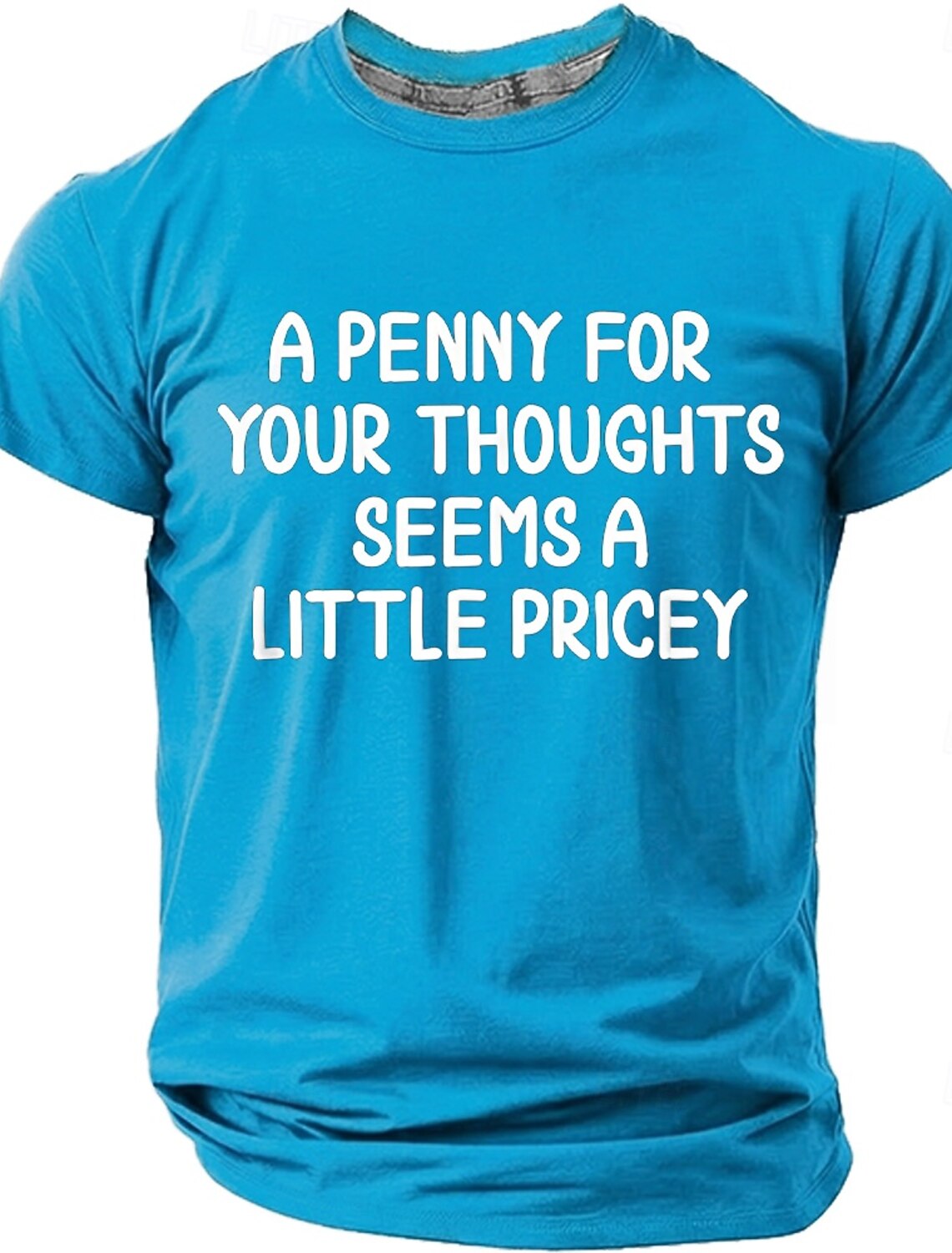 Men's A Penny For Your Thoughts Seems Little Pricey Funny Sarcastic