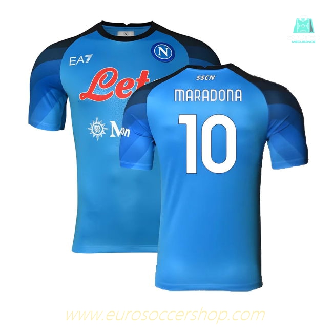 Napoli 2022-23 Player Issue Home Shirt (3XL) (Maradona 10) (Excellent)
