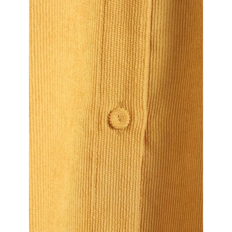 Drop Shoulder Pocket Oversized Shirt YV4511