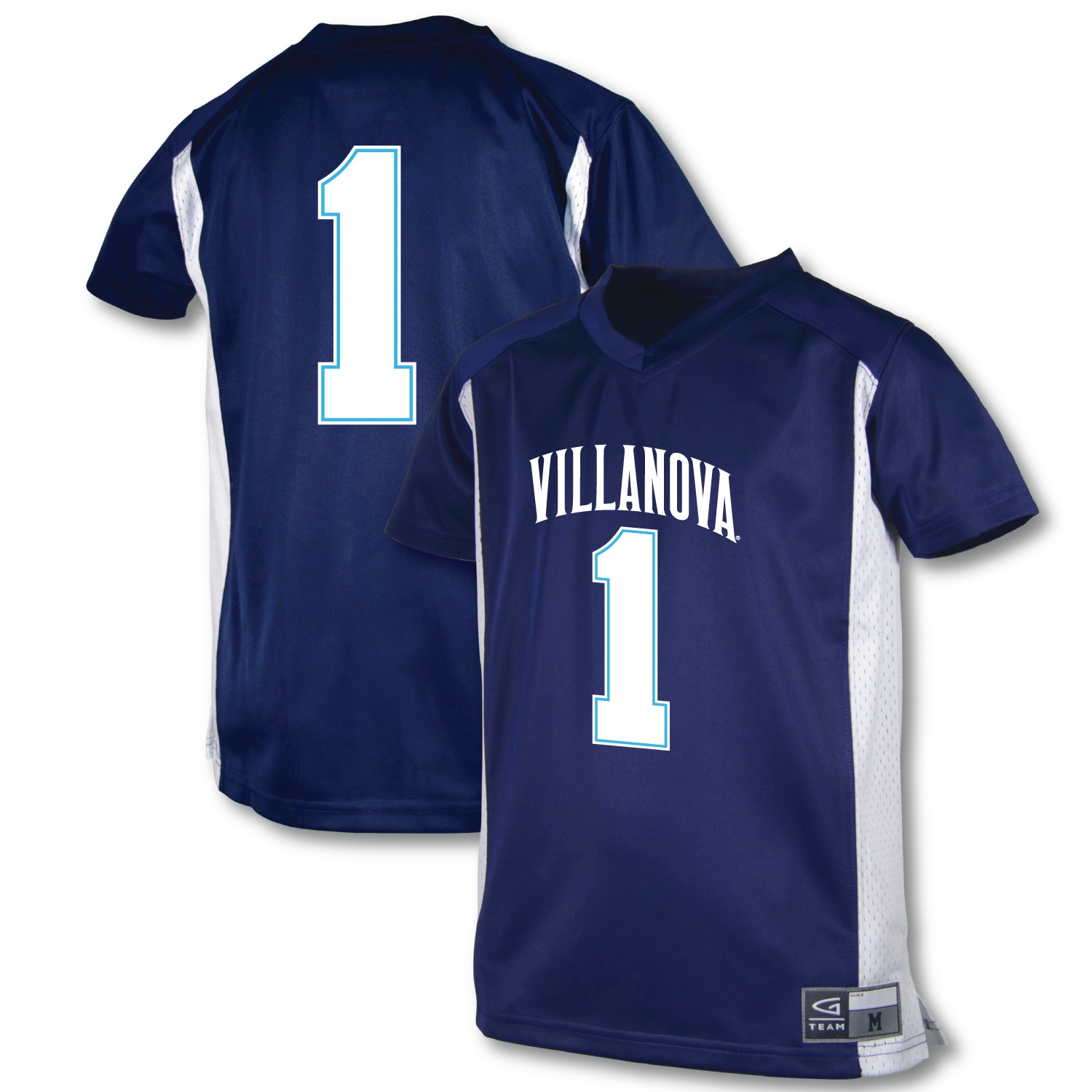 #1 Villanova Wildcats Garb Youth Football Jersey - Blue