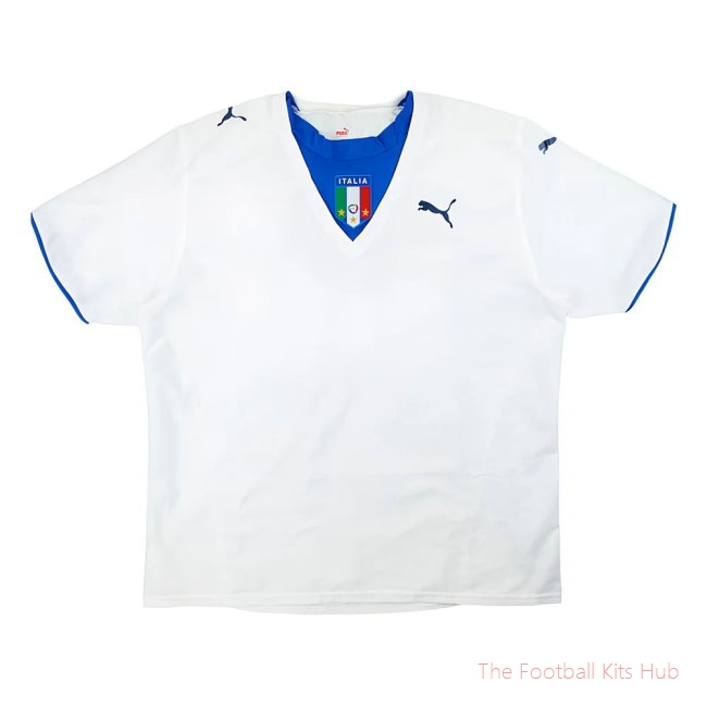 2006-2007 Italy Away Shirt (White) (Your Name)