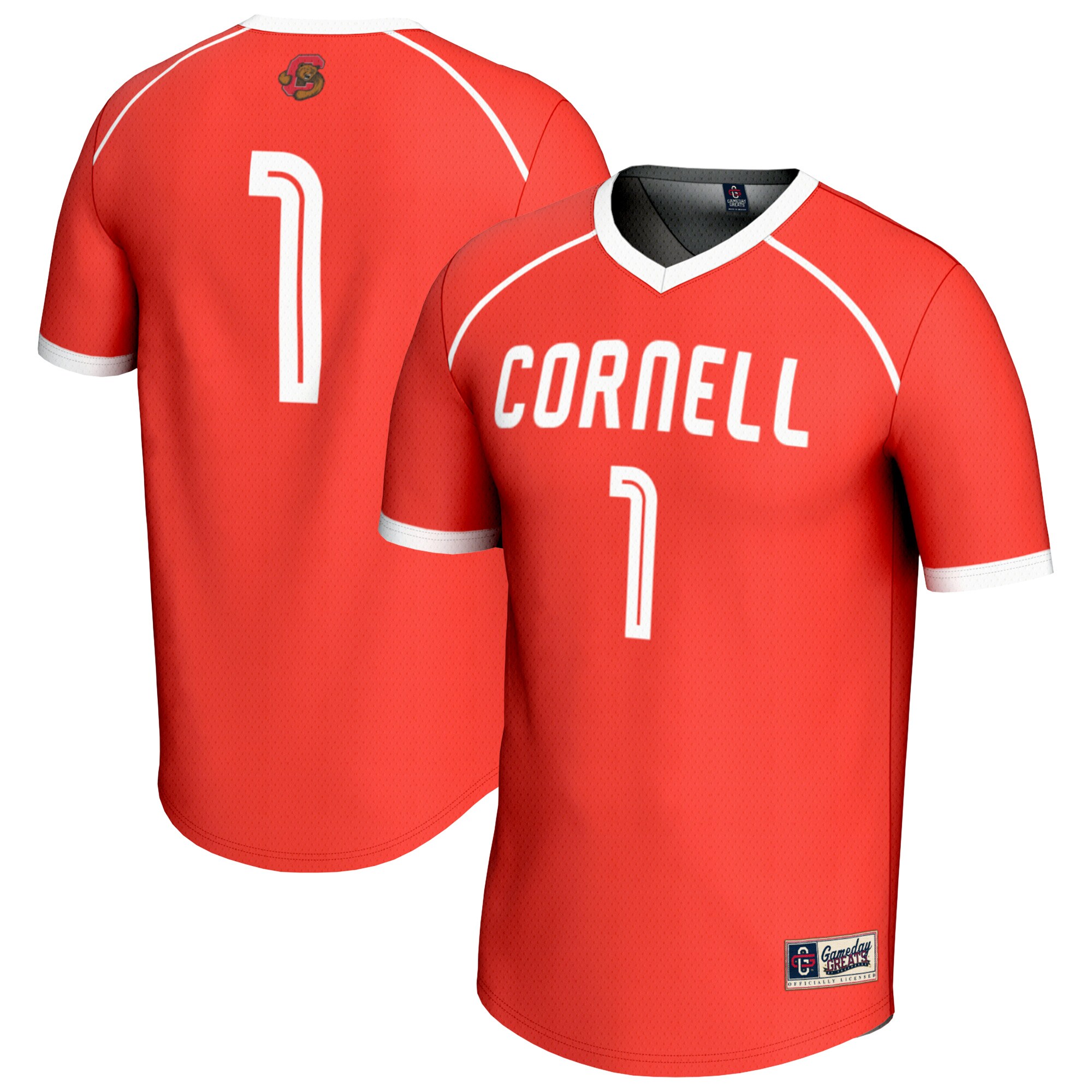[DDG] Cornell Big Red GameDay Greats Youth Lightweight Women's Lacrosse Fashion Jersey - Red
