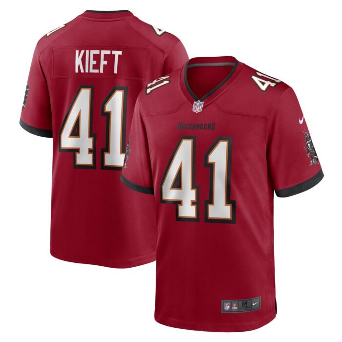 Men's Tampa Bay Buccaneers Ko Kieft Nike Red Game Player J...