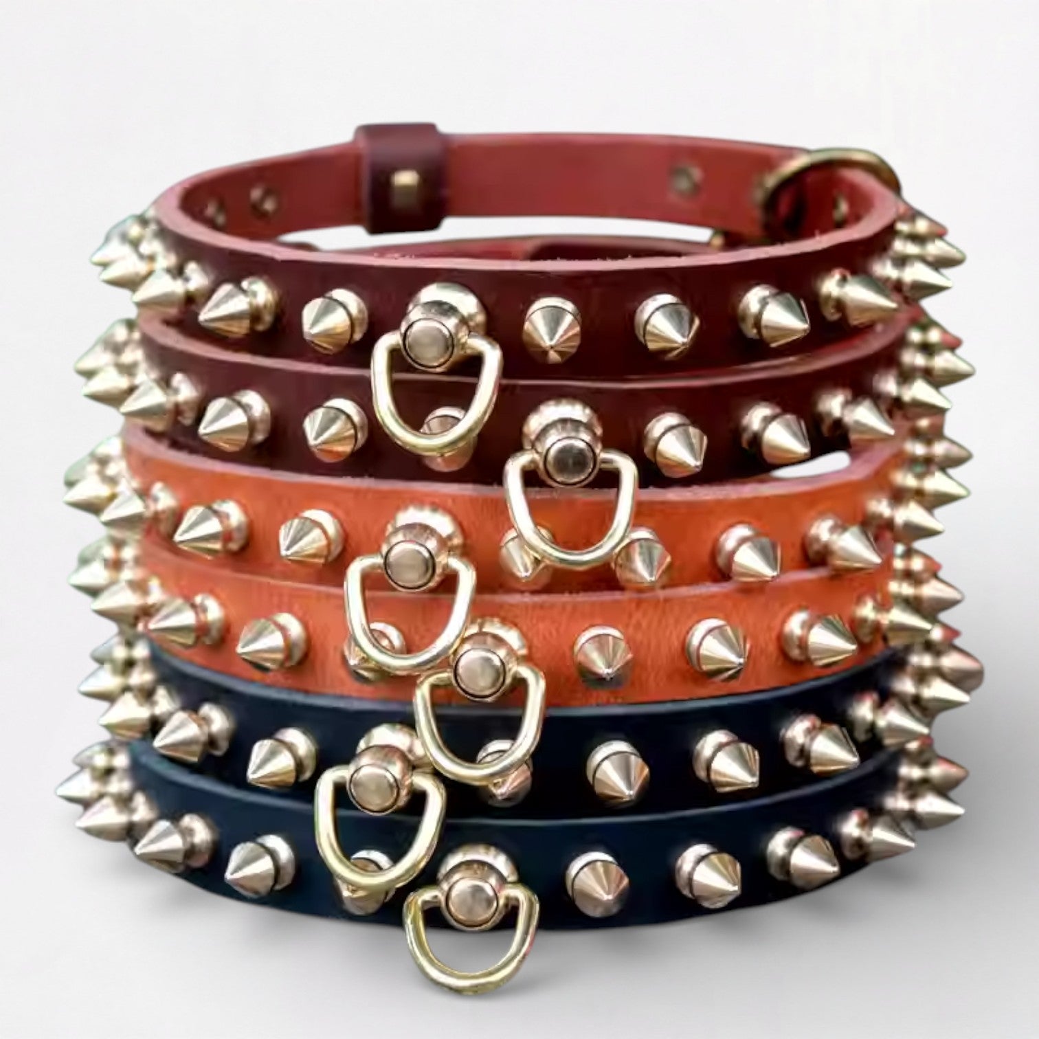 French Bulldog Spikeforge French Bulldog Riveted Collar – Anti Bite