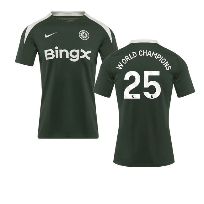 2025-20 Chelsea Authentic Training Football Shirt World Champions 2...