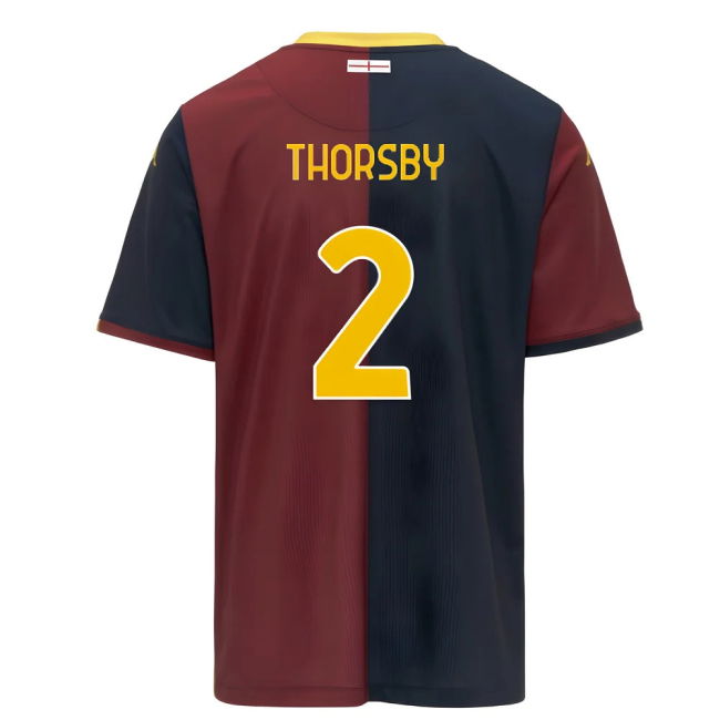 Stylish Genoa Home Jersey 2025-2026