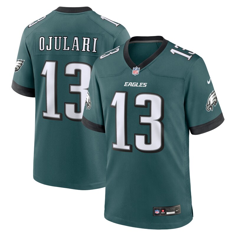 None Azeez Ojulari PHI Eagles Classic Premium Jersey Game Day Wear