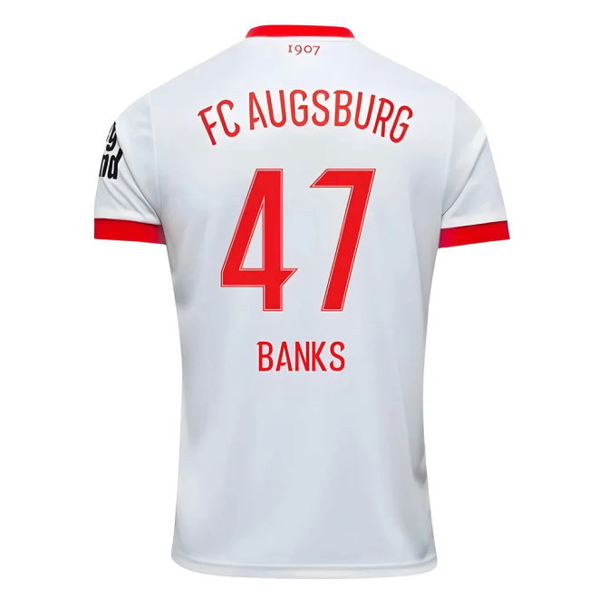 Pro Series Football Fc Augsburg Home Shirt Banks #47 New Release E...