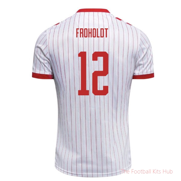 Football Team Denmark 2026-2027 Away Shirt (Froholdt 12)