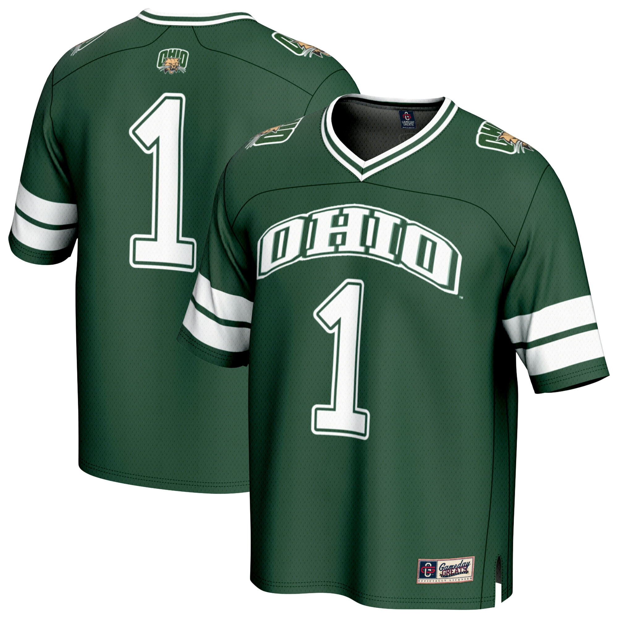 Ohio Bobcats #1 Football Jersey - Green | Stadium Series 2026/27