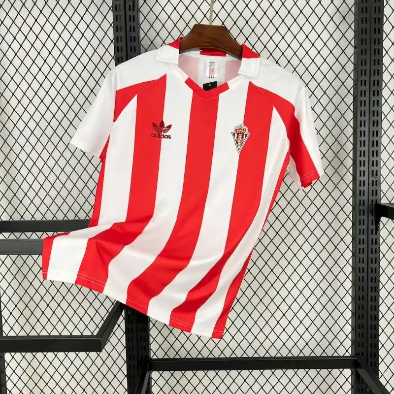 Cheap 1980-1981 Sporting de Gijón Jersey retro kit