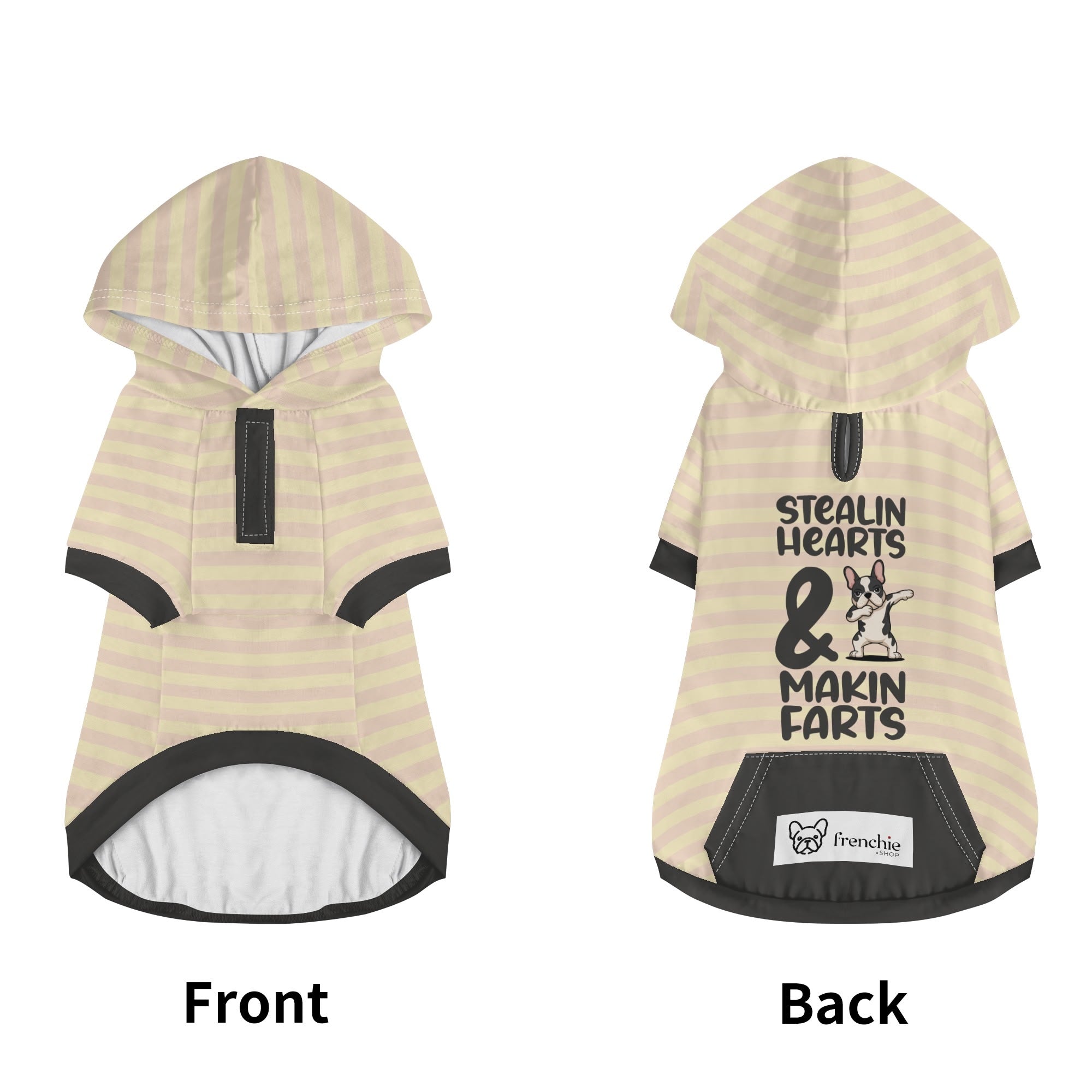 Stealin Hearts & Makin Farts - Comfy Hoodies For French Bulldog | Frenchie Shop Original Frenchie Themed Wear