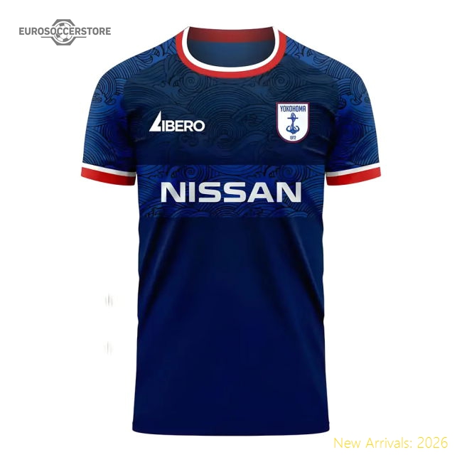 Football Team Womens Yokohama Marinos Stylish Jersey Breathable