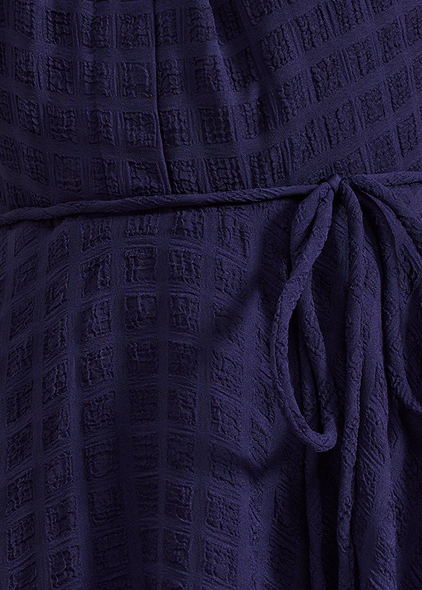 Petite Gwen Textured Twist Neck Dress