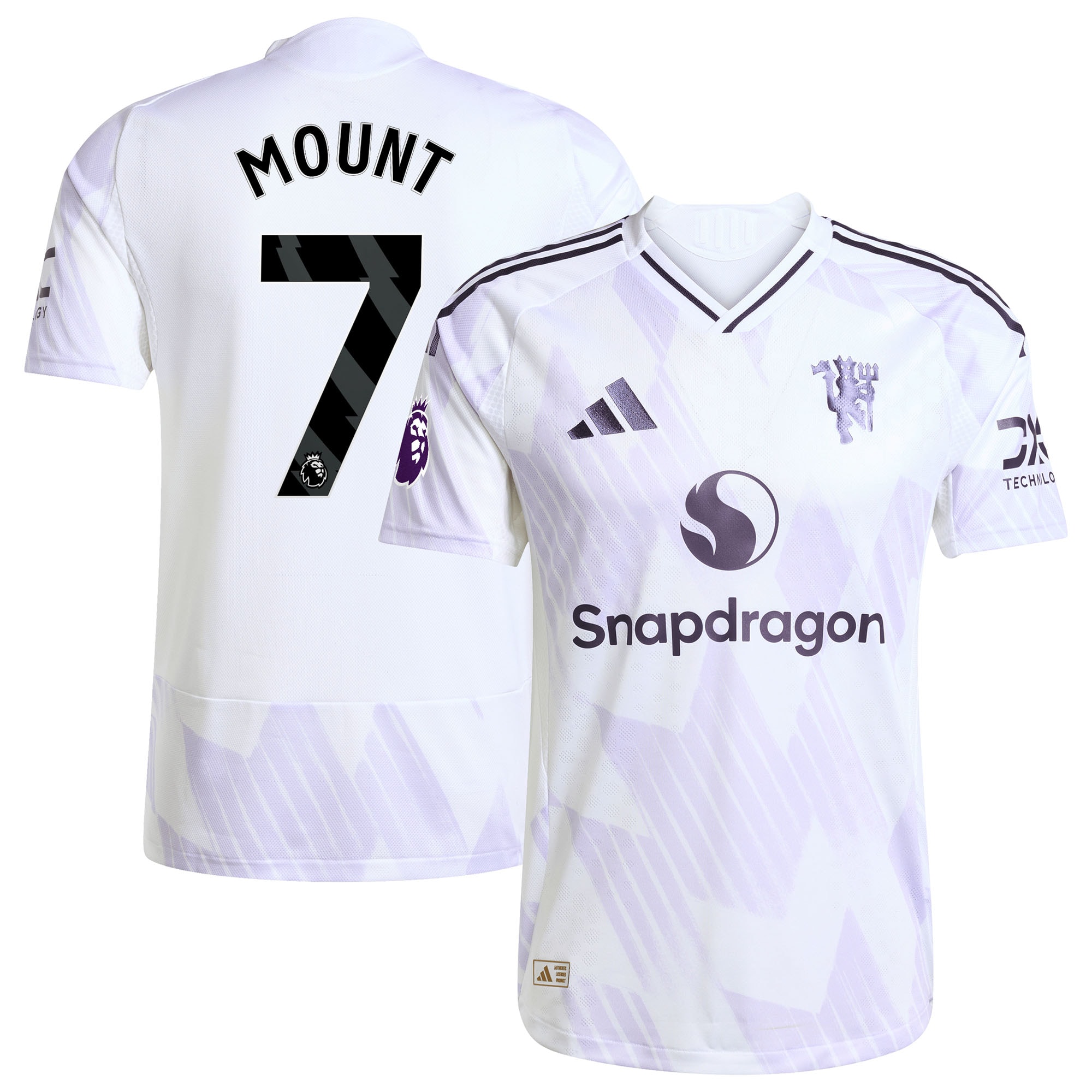 [SJH] Mason Mount Manchester United 2025/26 Away Authentic Player Jersey - White