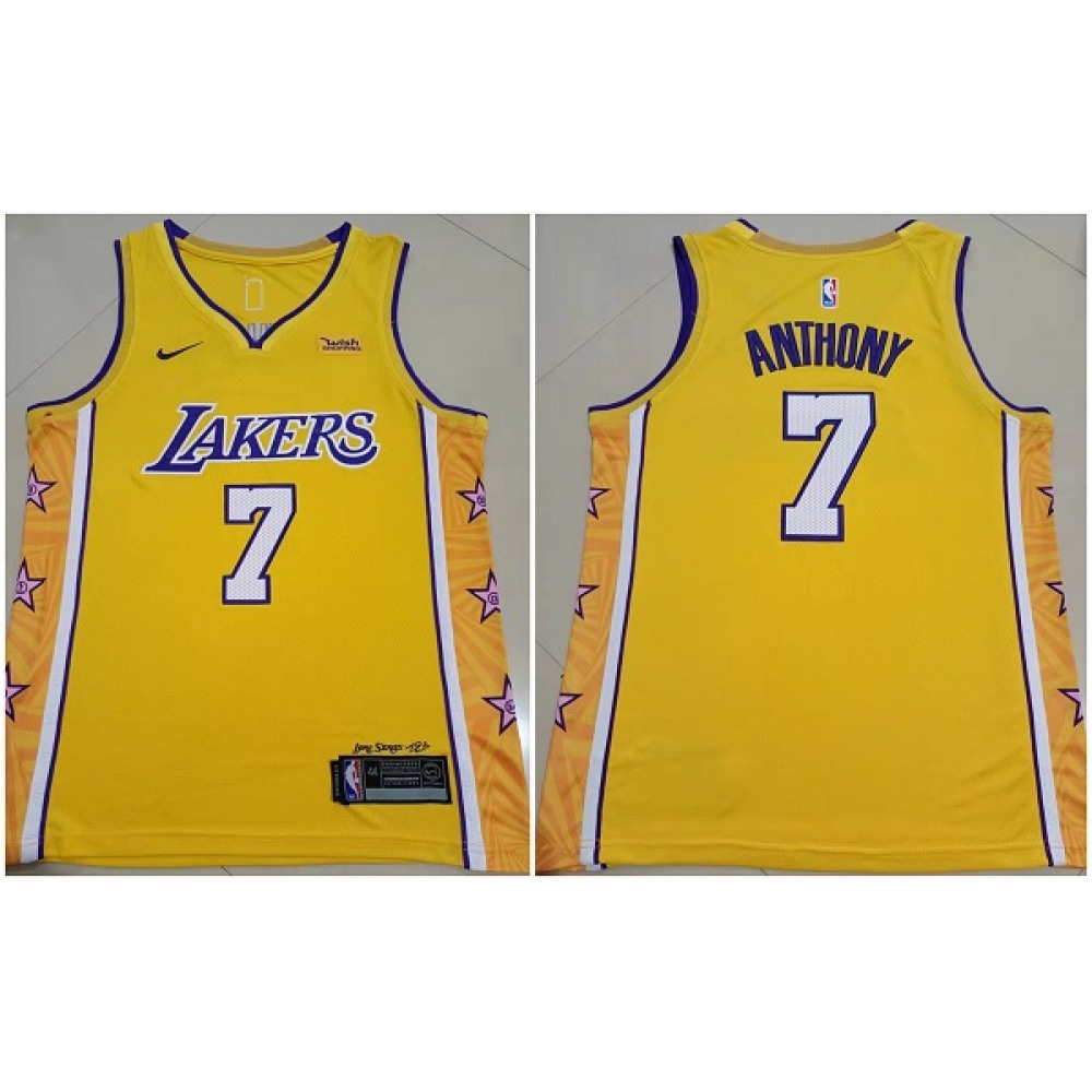 Los Angeles Lakers 7 Yellow Jersey - Basketball Fan Gear