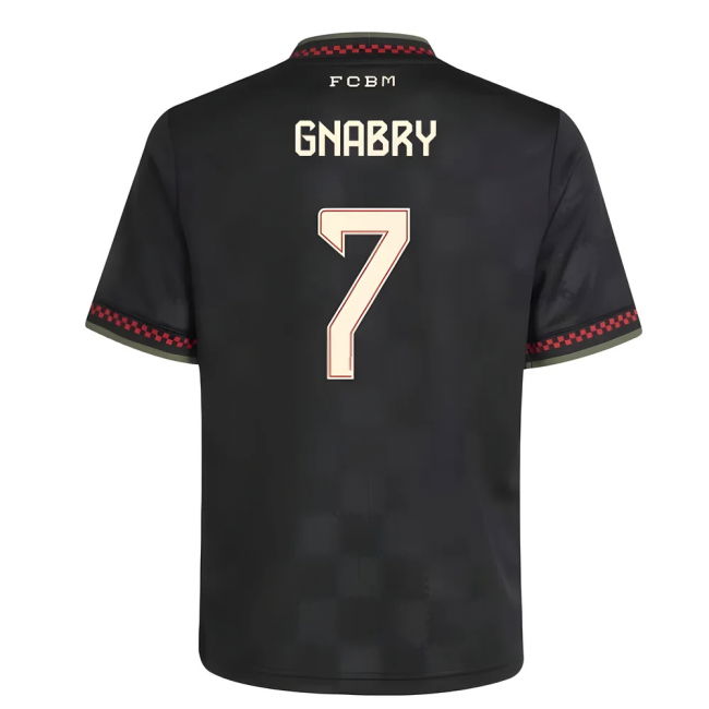 Gnabry 7 Bayern Munich First Team Fan Jersey - Kids Version
