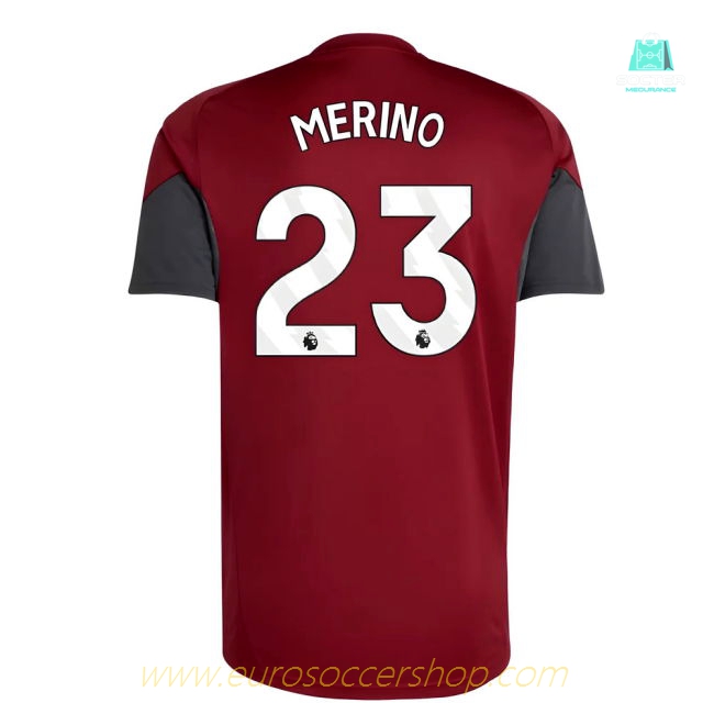 2025-2026 Arsenal EU Training Jersey (Burgundy) (Merino 23)