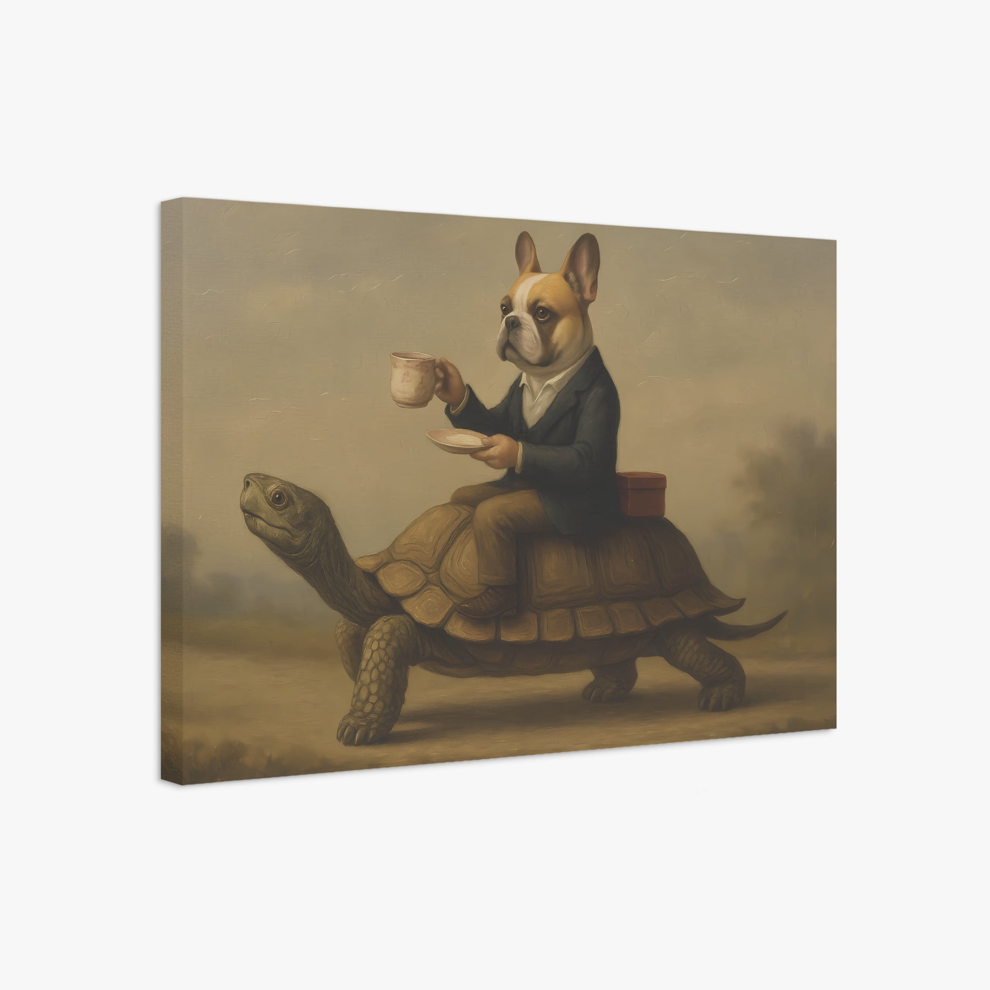 Durable Adorable Frenchie Canvas Wall Art Pet Owner Apparel | Comfy Fit