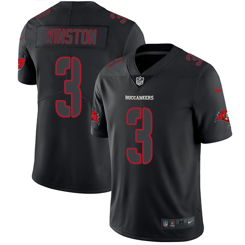 NFL T B Buccaneers Jameis Winston #3 Limited Black Authentic Jersey