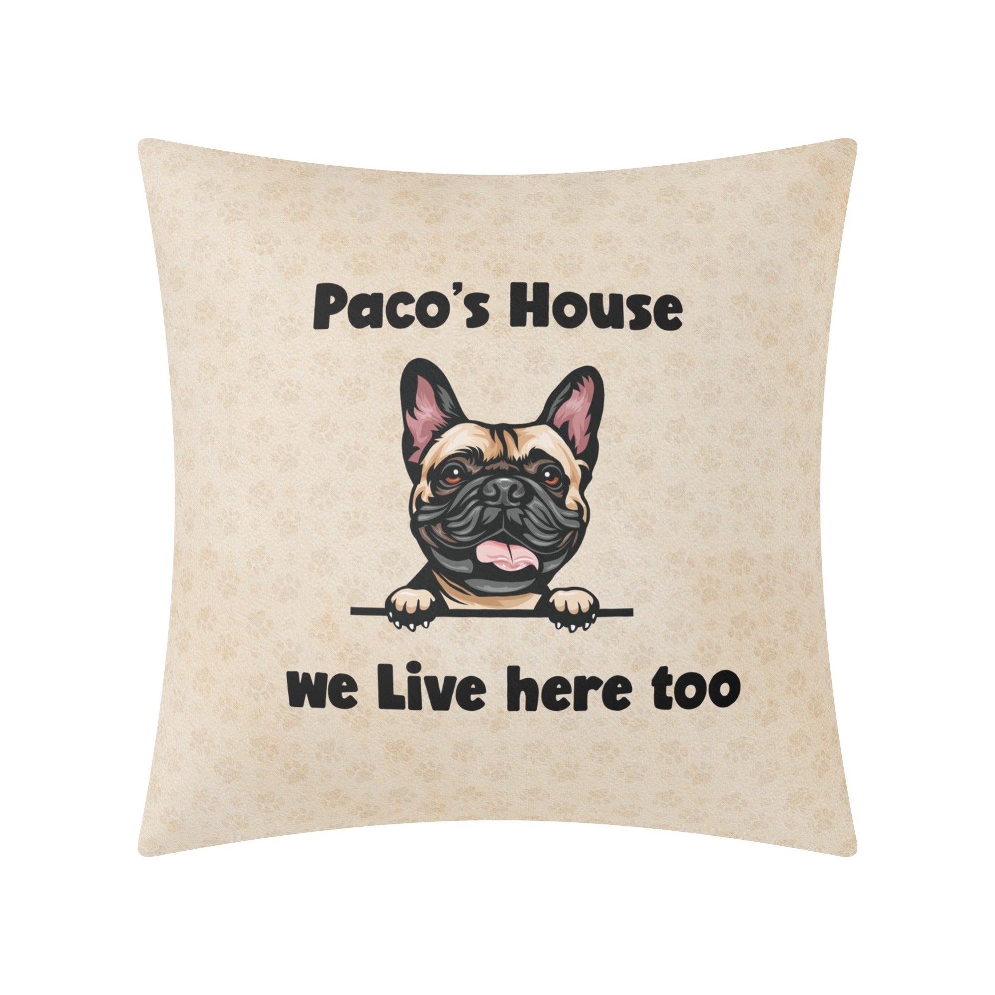 French Bulldog Frenchies House Custom Pillow Comfy Pet Product