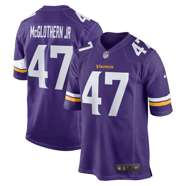 None Game NFL Jersey - Purple | Game-Day Football Apparel | NFL Footba