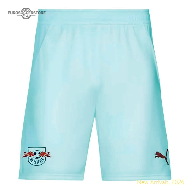 Official 2024-2025 Red Bull Leipzig Home Shorts (White)