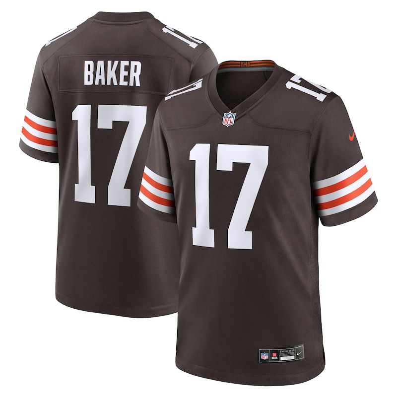 None Jerome Baker CLE Browns Stylish Premium-Quality Jersey for NFL Fa