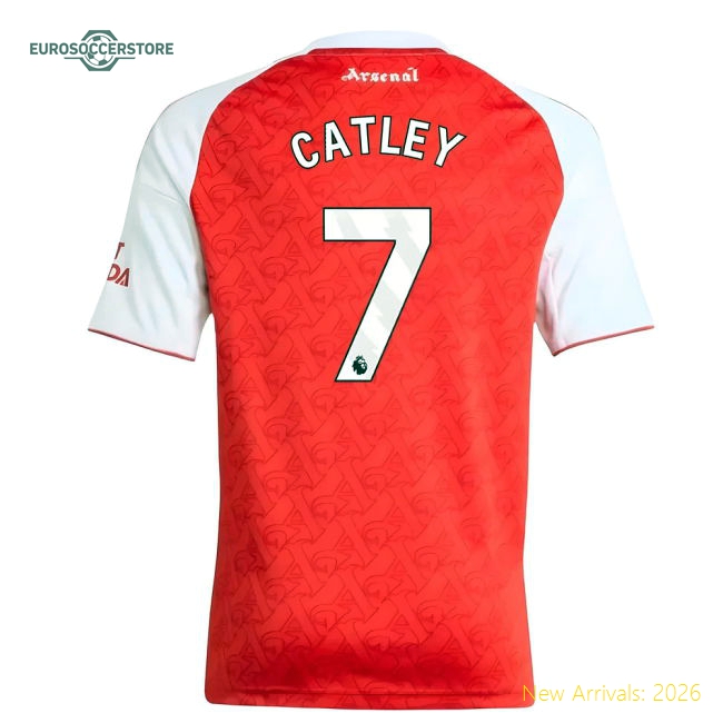 2025-2026 Arsenal Kids Durable Jersey Catley Aeroready Breathable