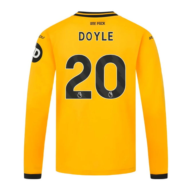 2024-2025 Wolves Long Sleeve Home Shirt (Kids) (Doyle 20)