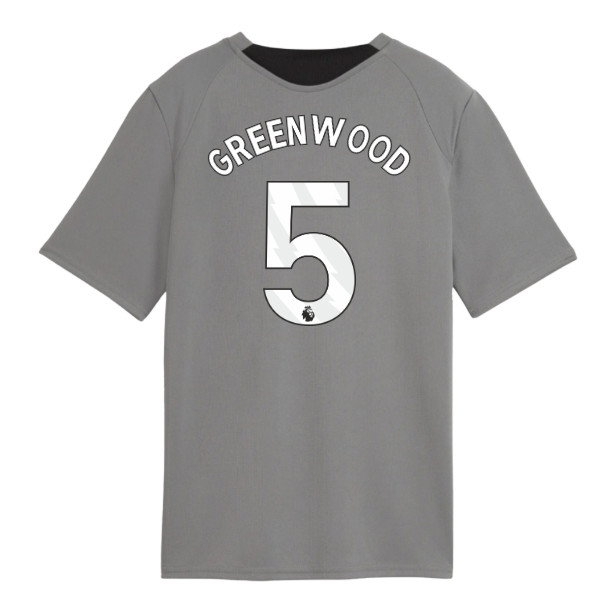 [HP] 2026-2027 Man City Training Jersey (Cast Iron) - Kids (Greenwood 5)