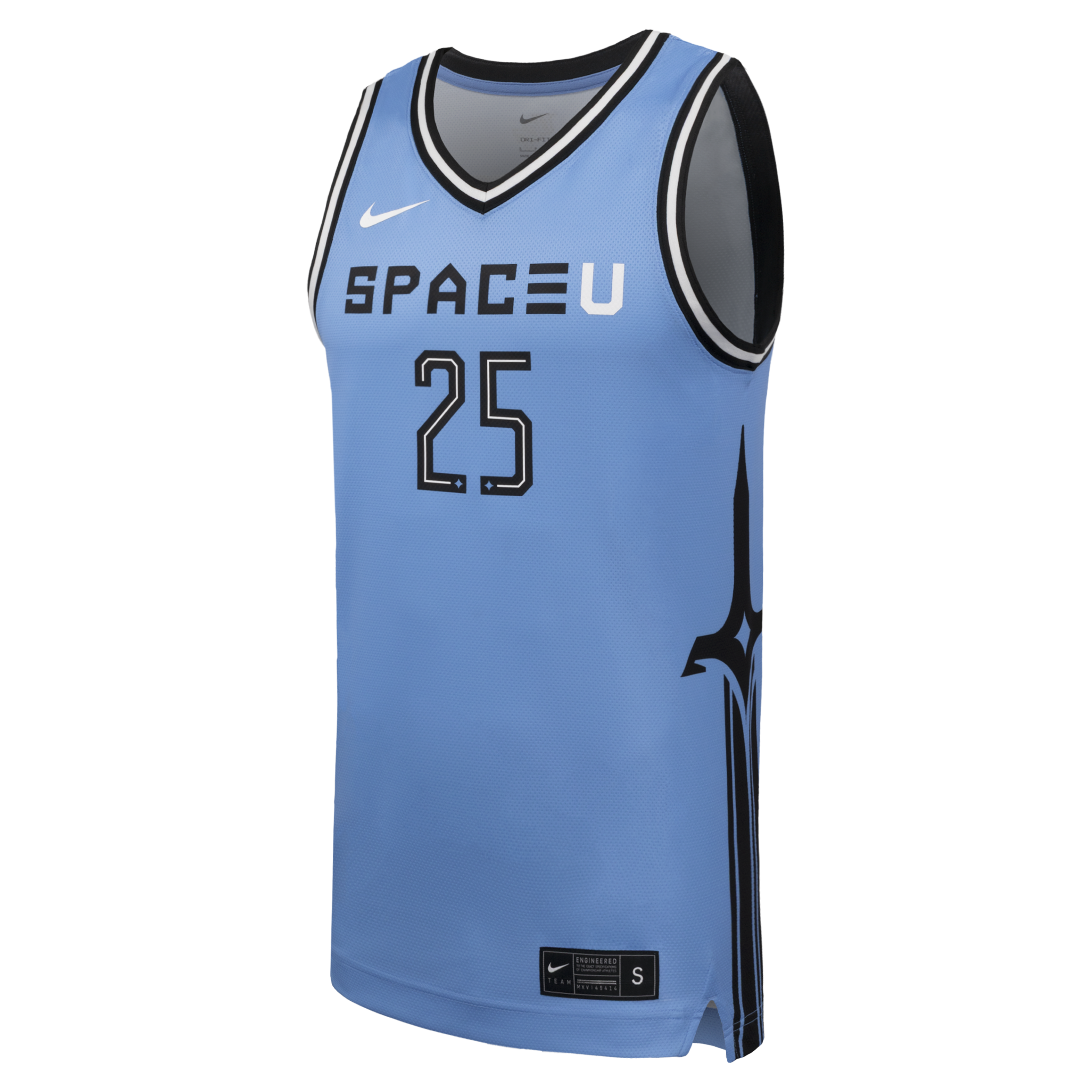 [DDG] UCF Knights Space Game Replica Basketball Jersey - Light Blue