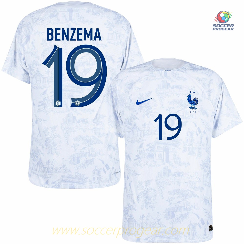 2022 WORLD CUP FRENCH TEAM AWAY JERSEY BENZEMA