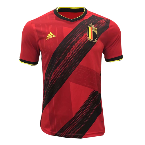 High Performance 20-21 Belgium Euro 2020 Soccer Shirt Home Red Soccer
