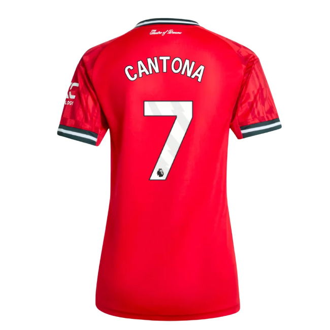 Premium Quality Football Man Utd Home Shirt Womens Cantona #7 Late...