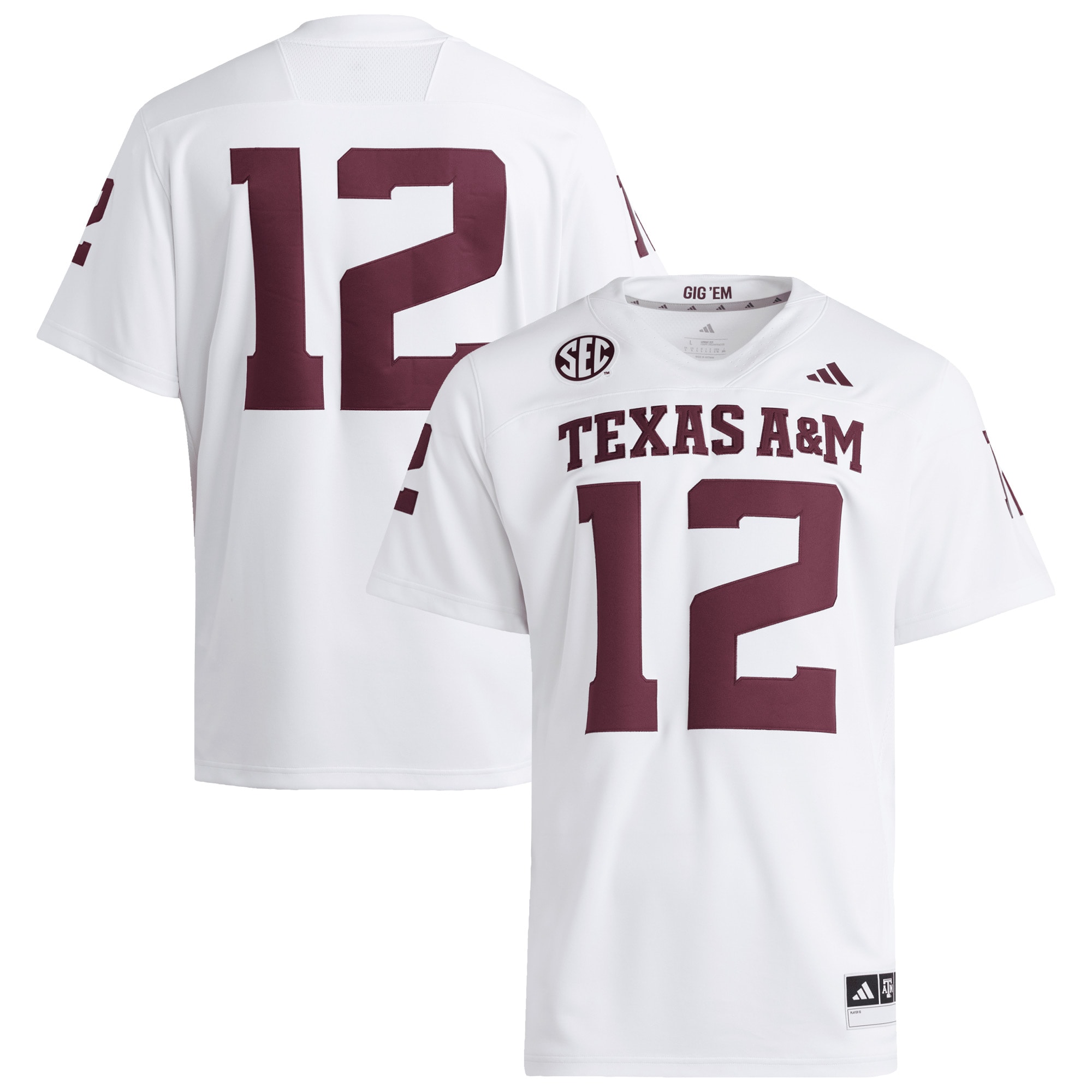 [NJP] Women's Texas A&M Aggies Premier Jersey - White