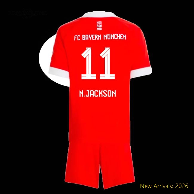 Bayern Munich 2024-25 Home Fan Version For Adults (N.Jackson Match
