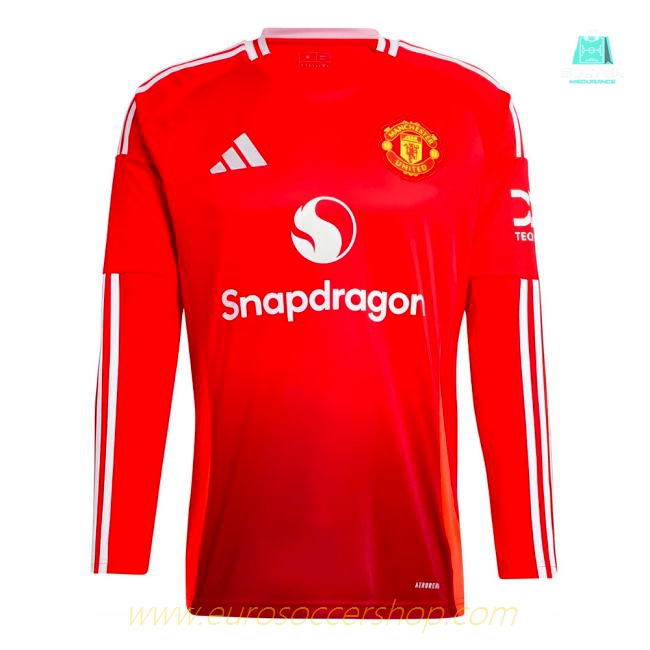 2024-2025 Man Utd Long Sleeve Home Shirt (Hojlund 9)