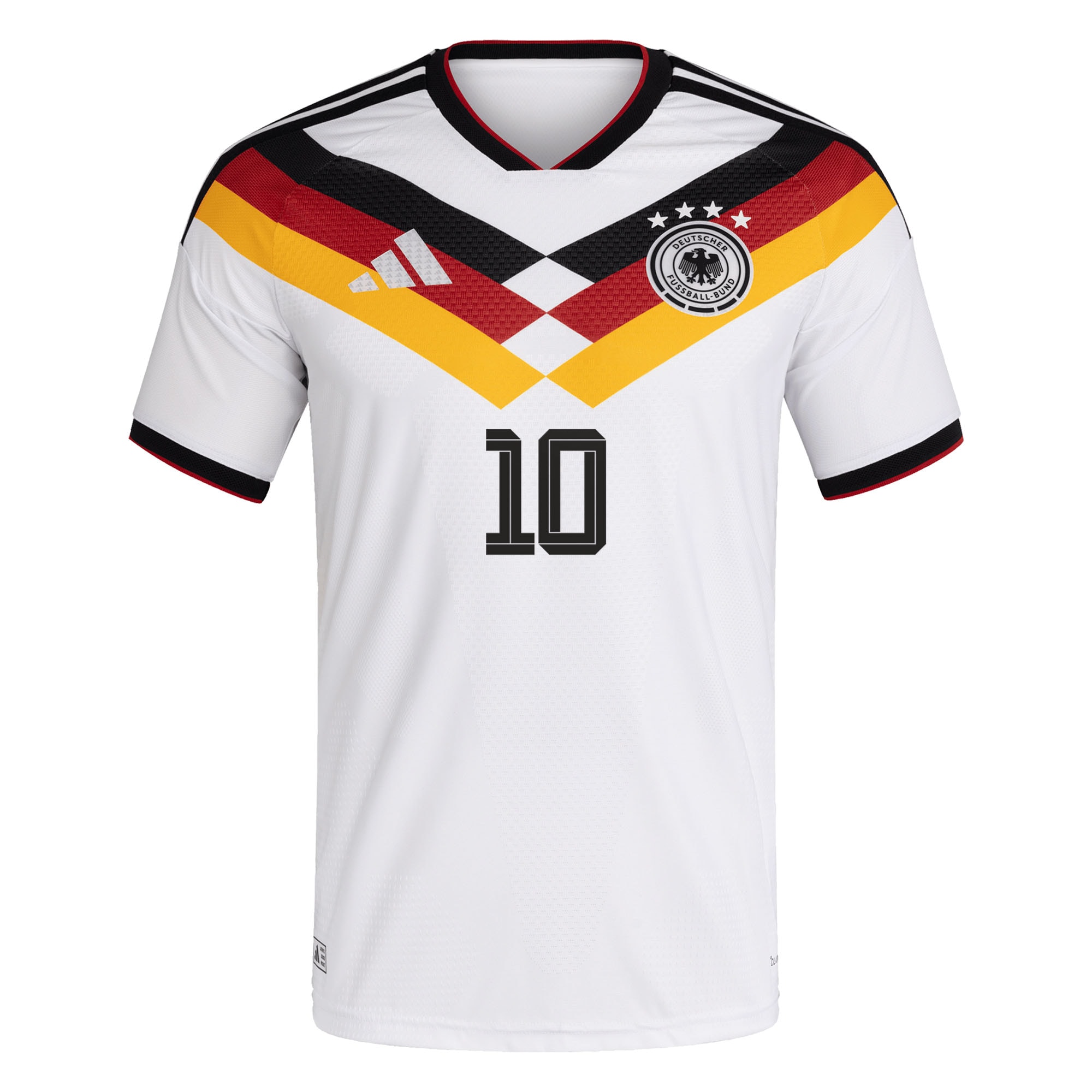 [SJH] Jamal Musiala #42 Germany National Team 2026 Home Authentic Jersey - White