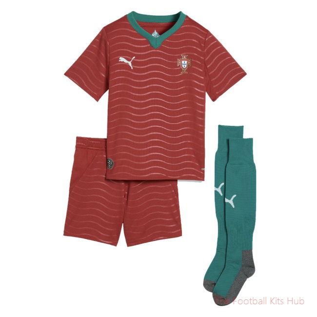 Team Football Portugal 2026-2027 Home Mini Kit (Your Name)