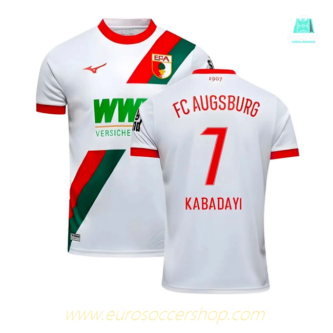 2025-2026 FC Augsburg Home Shirt (Kabadayi 7)