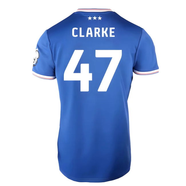 2025-2026 Ipswich Town Home Shirt (Womens) (Clarke 47) | Durable