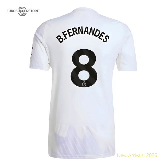 Premium 2025-2026 Man Utd Away Shirt (b.fernandes 8) - Premium