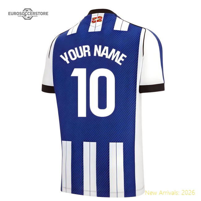 2025-2026 Real Sociedad Main Jersey (your Name) - Great Value