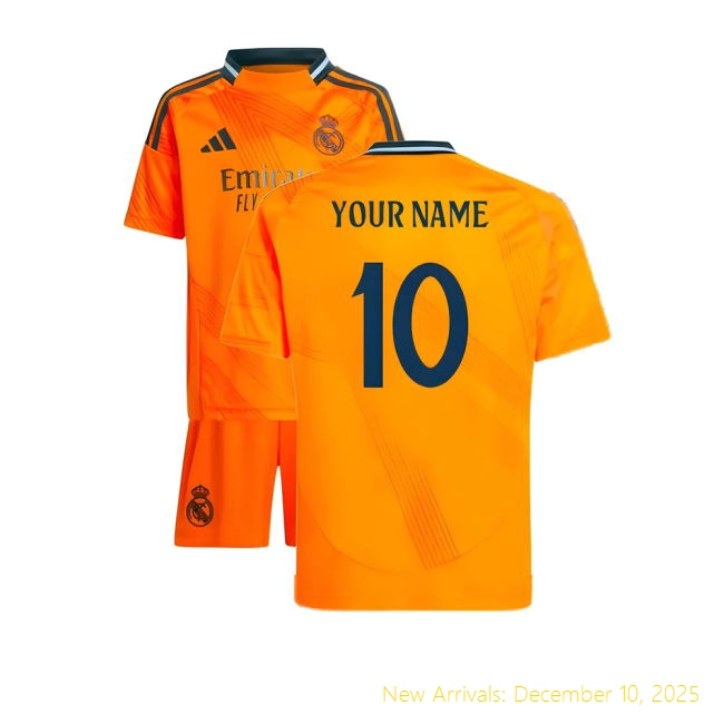 2024-2025 Real Madrid RM Premium Away Mini Kit (Your Name) -