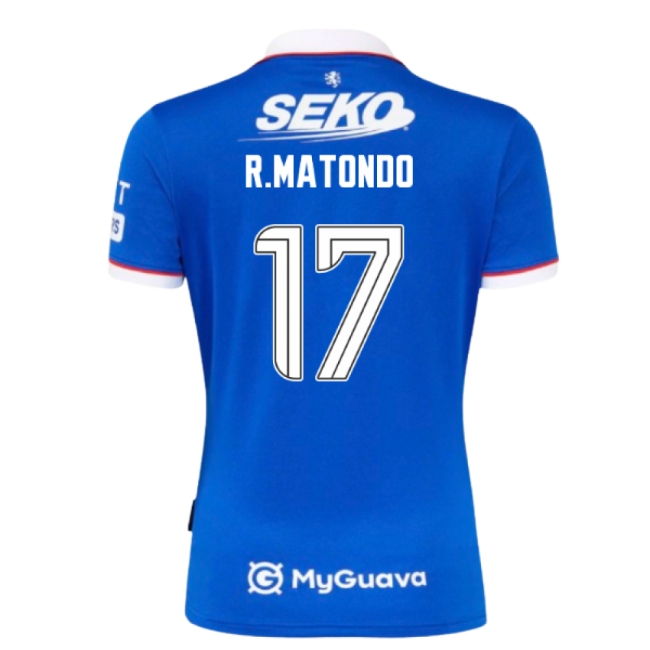 Top Grade 2025-2026 Rangers Home Home R.matondo 17 With Modern Design
