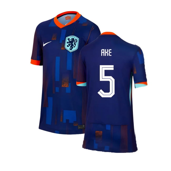 2024-2025 Netherlands Away Shirt (Kids) (Ake 5) Performance