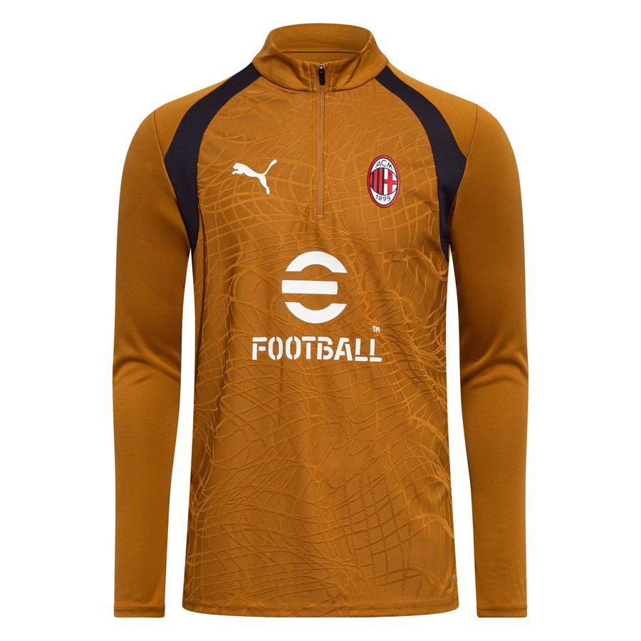 Milan Training Shirt 1/4 Zip - Gold