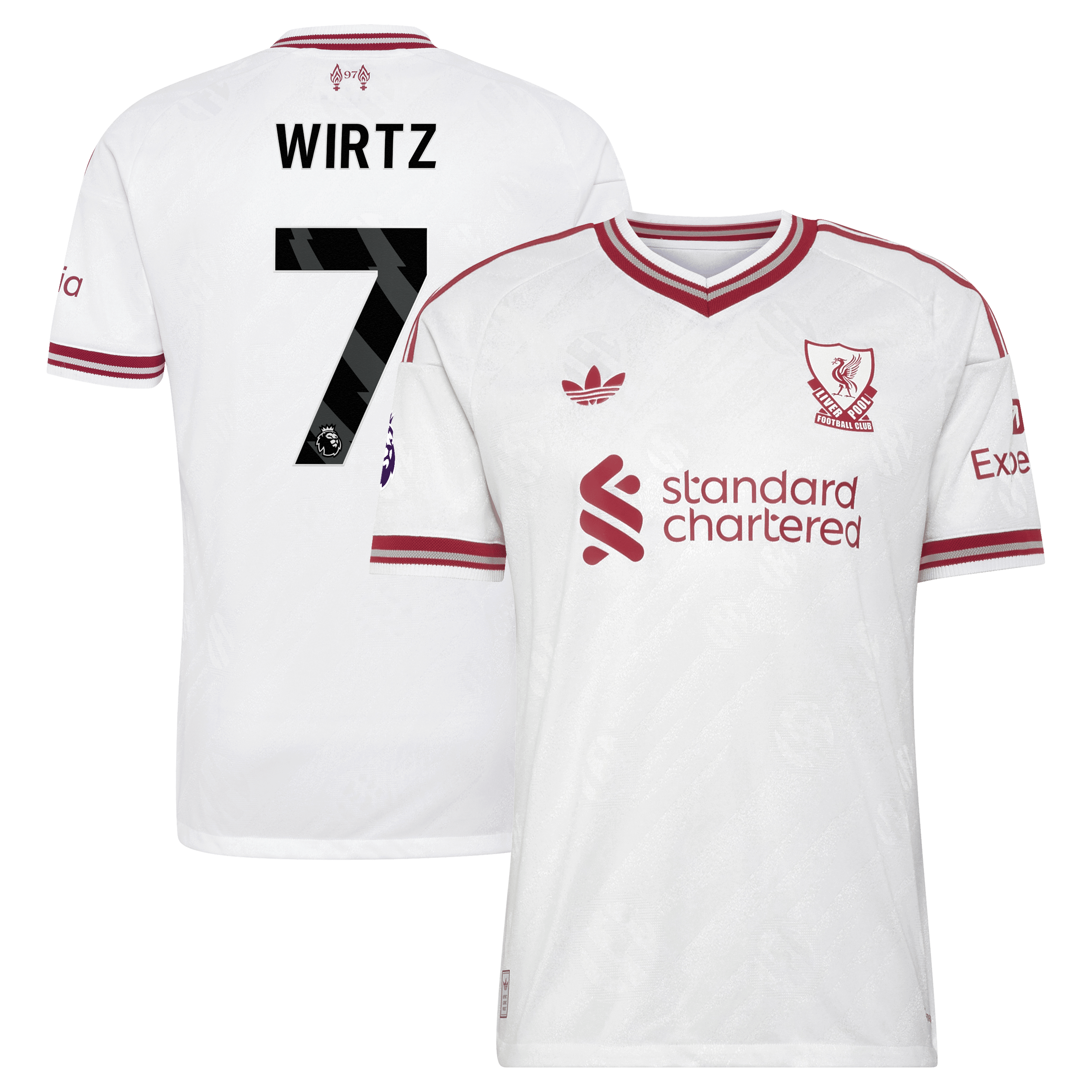 [JED] Youth Florian Wirtz Liverpool 2026/27 Away On-Field Authentic Jersey - White